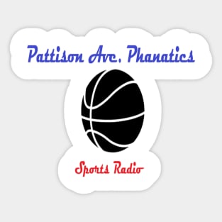 Pattison Ave. Phanatics Sports Radio Basketball Sticker